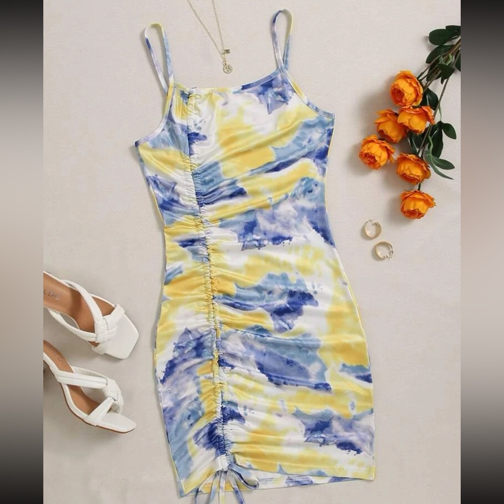 Tie dye summer dress